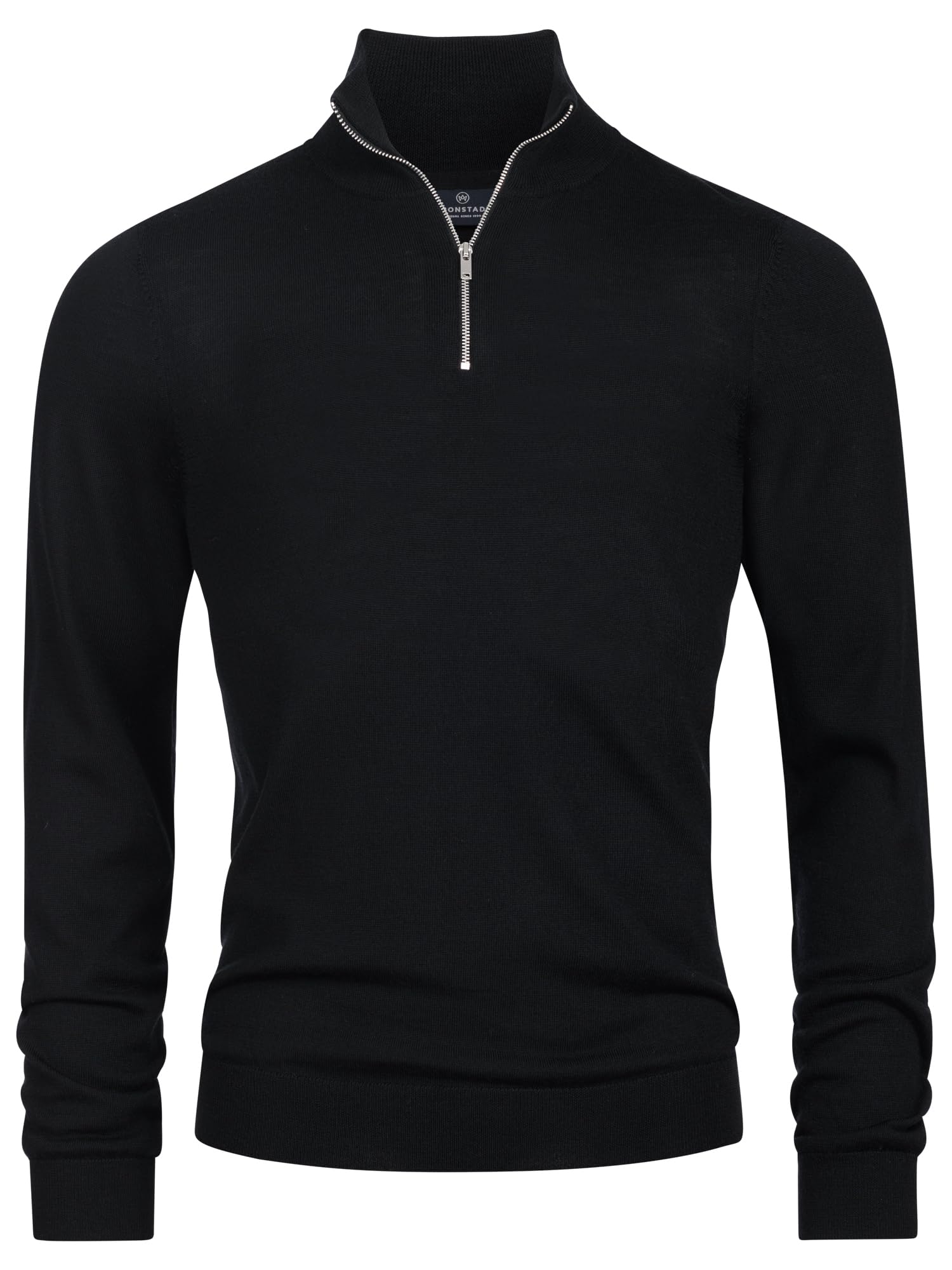 KSJohannes Merino Half Zip Knit Maglione da uomo in 100% lana merino con mezza zip | Maglione da uomo a maglia fine