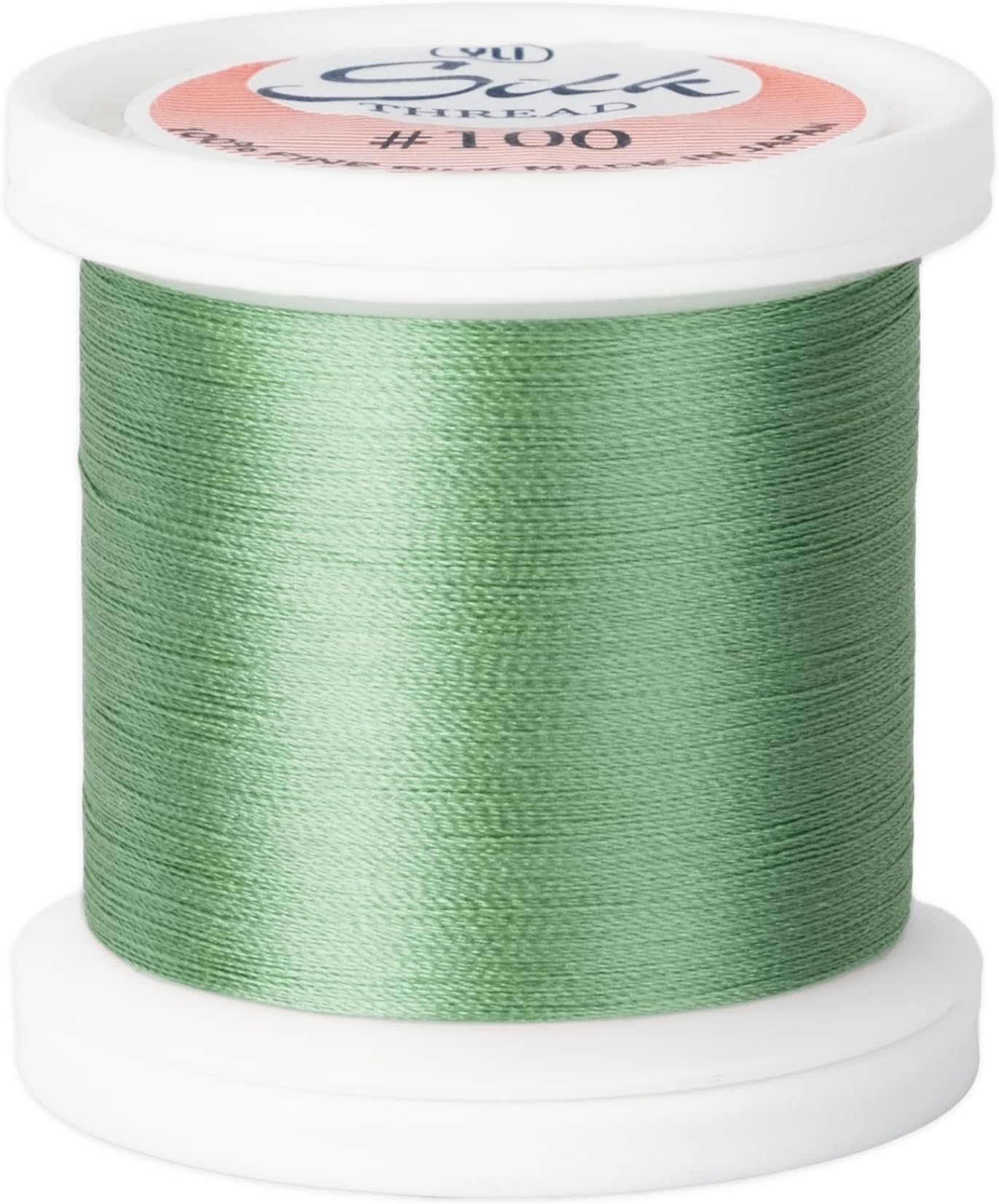 YLI Threads Silk Thread โ 100 wt Fine Japanese Silk for Appliquรฉ, EPP, and Quilting - Medium Blue Green