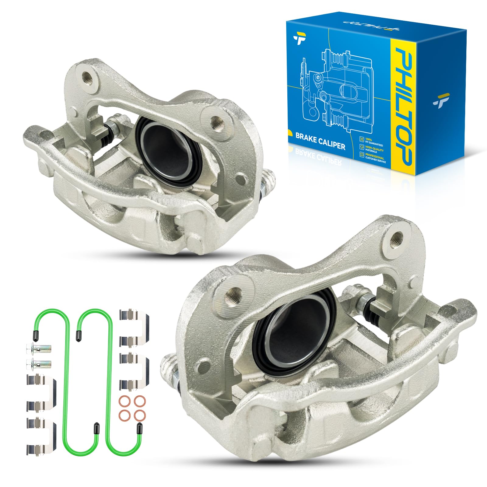 PHILTOP Front Brake Caliper for Hyundai Tucson Kia Sportage 19B2997 2Pcs