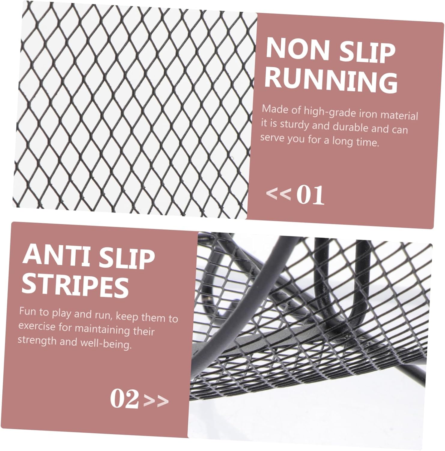 Silent Hamster Exercise Wheel Toy for Squirrels and Hedgehogs 10-inch Non-Slip Running Wheel with Stand for Small Pets Like Hamsters Mice and Sugar Gliders