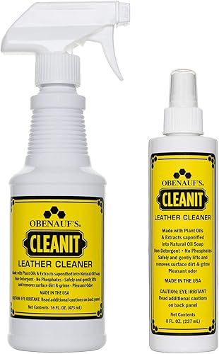 Miniatura 4 de Obenauf's Cleanit Limpiador de cuero  Limpiador de cuero de aceite vegetal natural para botas, muebles e interiores de automóvil  Jabón líquido de