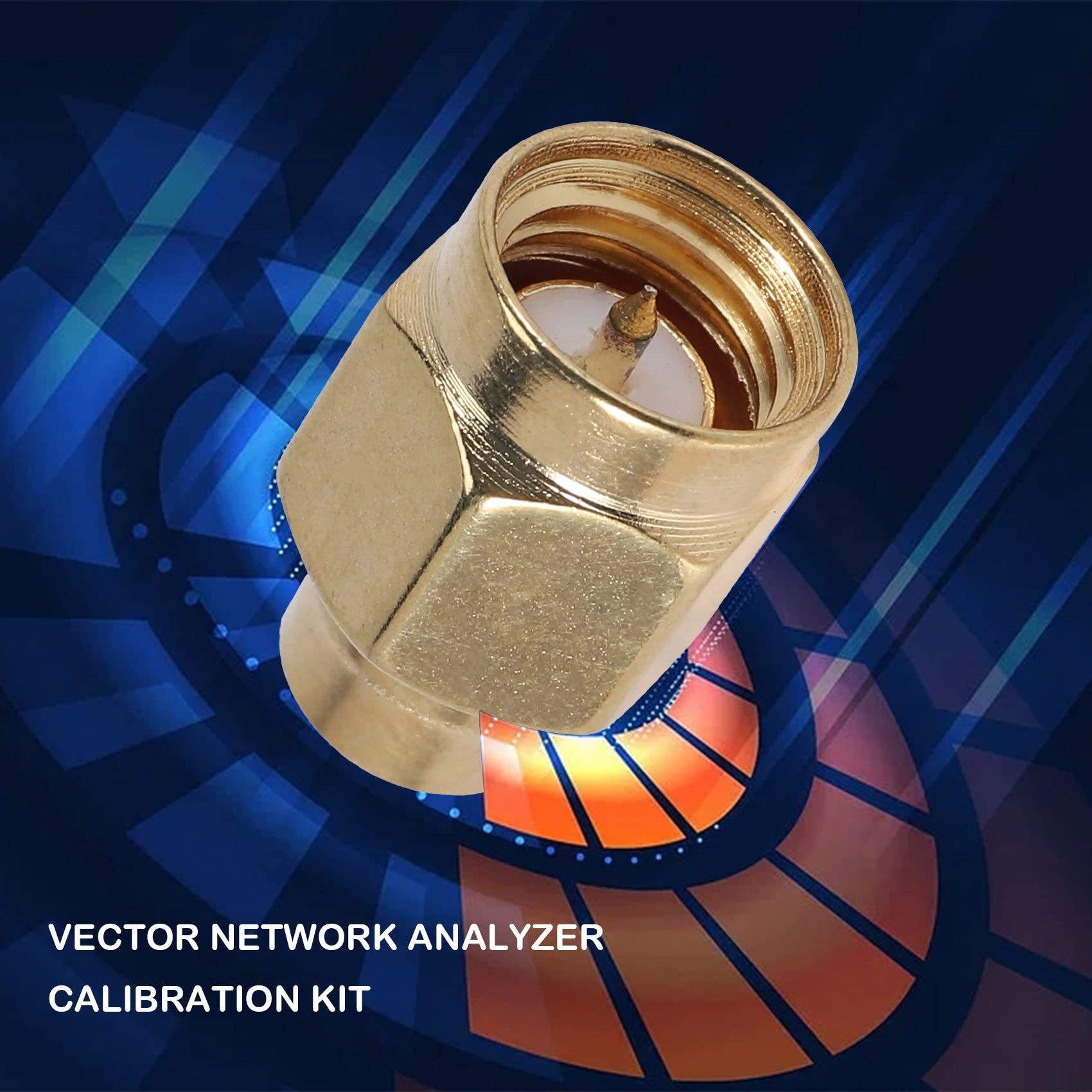 SMA-Typ 50 Ohm NanoVNA Vektor Netzwerk Analyzer Kalibrierset Load & Short &