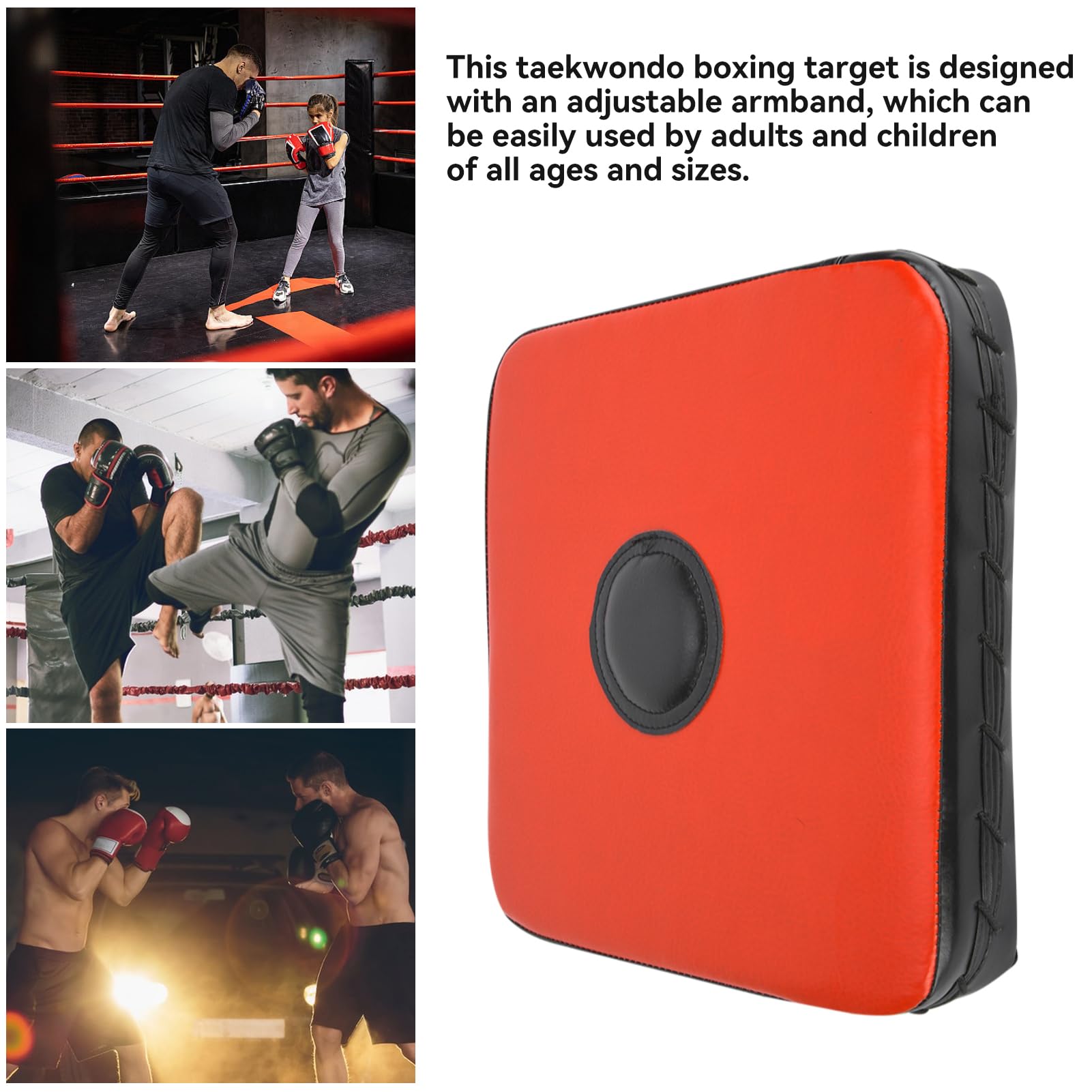 Punching pad da parete, kick pad da parete in PU Punching pad da parete Focus Target per Sanda Taekowndo Allenamento della forza Boxe