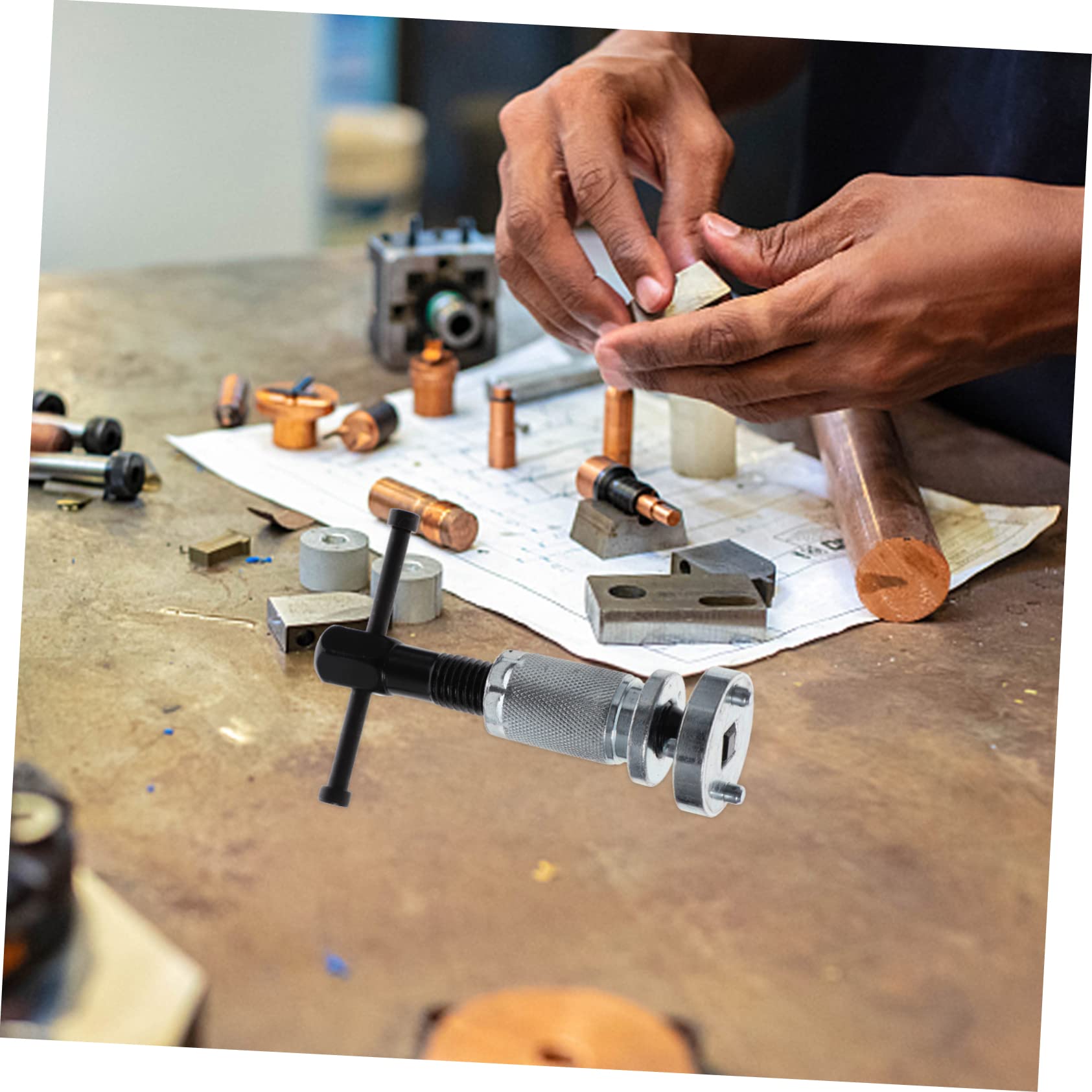 SOESFOUFU Ergonomic Disc Brake Piston Caliper Tool Fast Pad Removal Assembly Kit