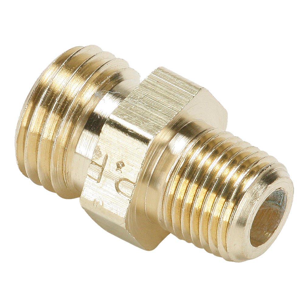 Parker 127HB44pk20 Hose Barb Fitting, Pipe to Pipe, Brass, NPSM and