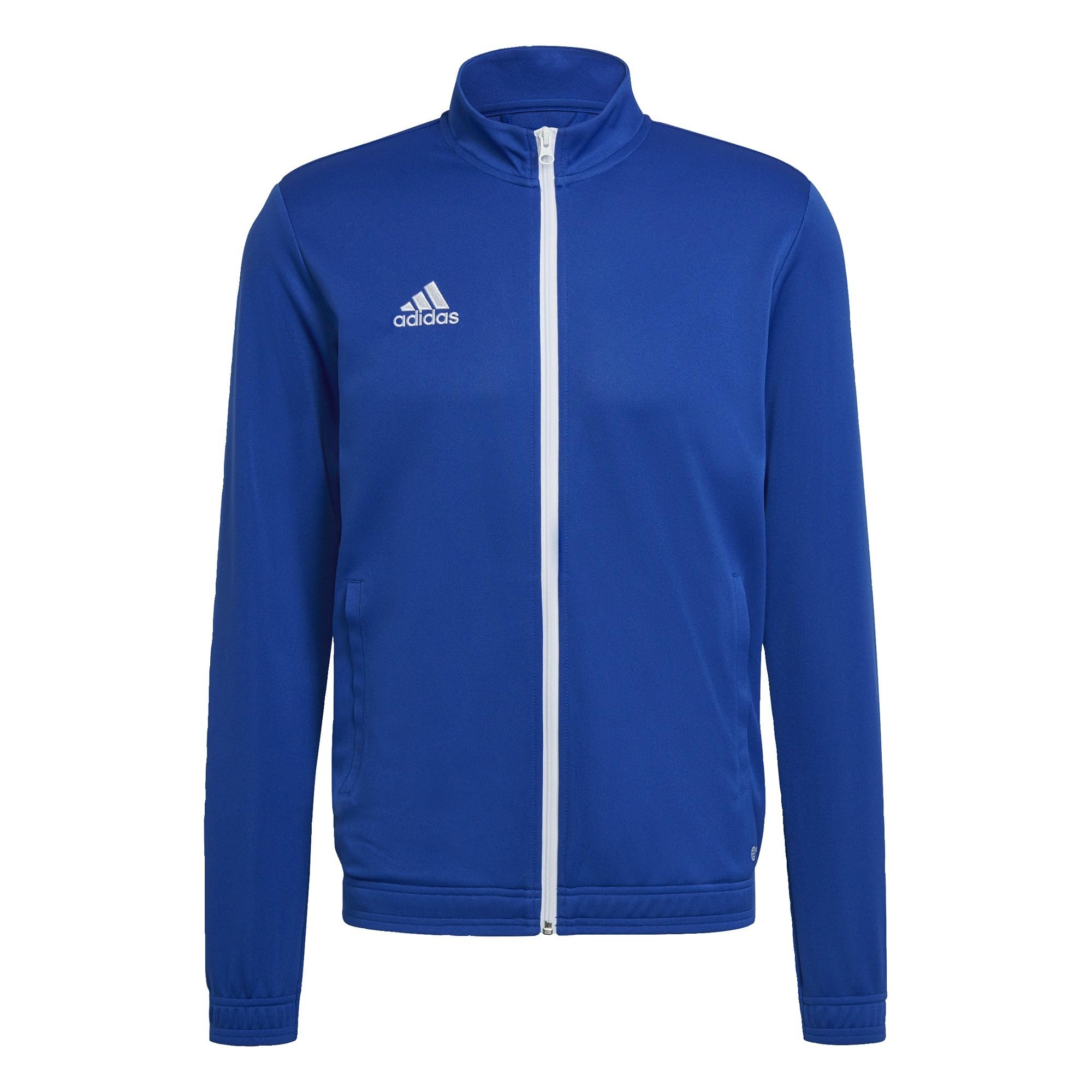 adidas Men's Entrada 22 Track Jacket, Royal Blue, L Long