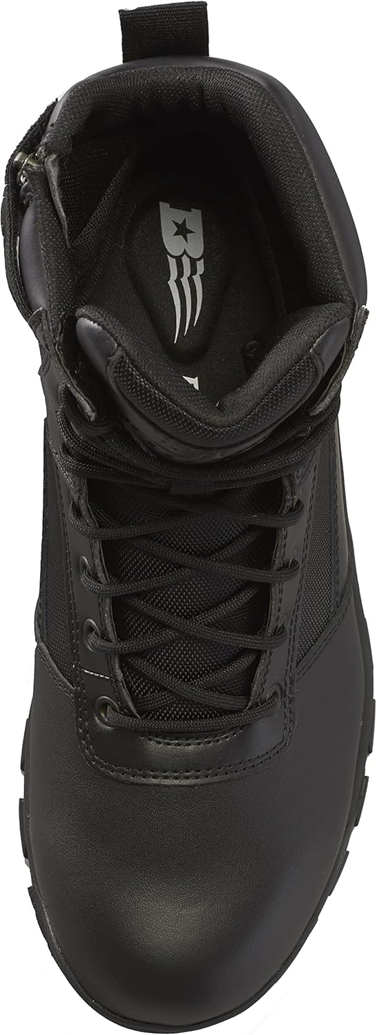 Belleville Spear Point BV918ZWPCT Tactical Boots - Black Military Boots - Side-Zip Waterproof Composite Toe - Full-Grain Polishable Leather - Slip & Oil Resistant Outsole - Designed for EMS - Image 7