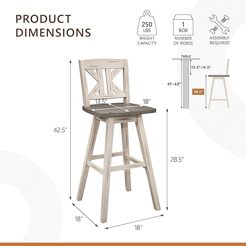 Miniatura 47 de Homelegance - Bancos Gris envejecido/blanco,Negro -,https://www.amazon.com/dp/undefined