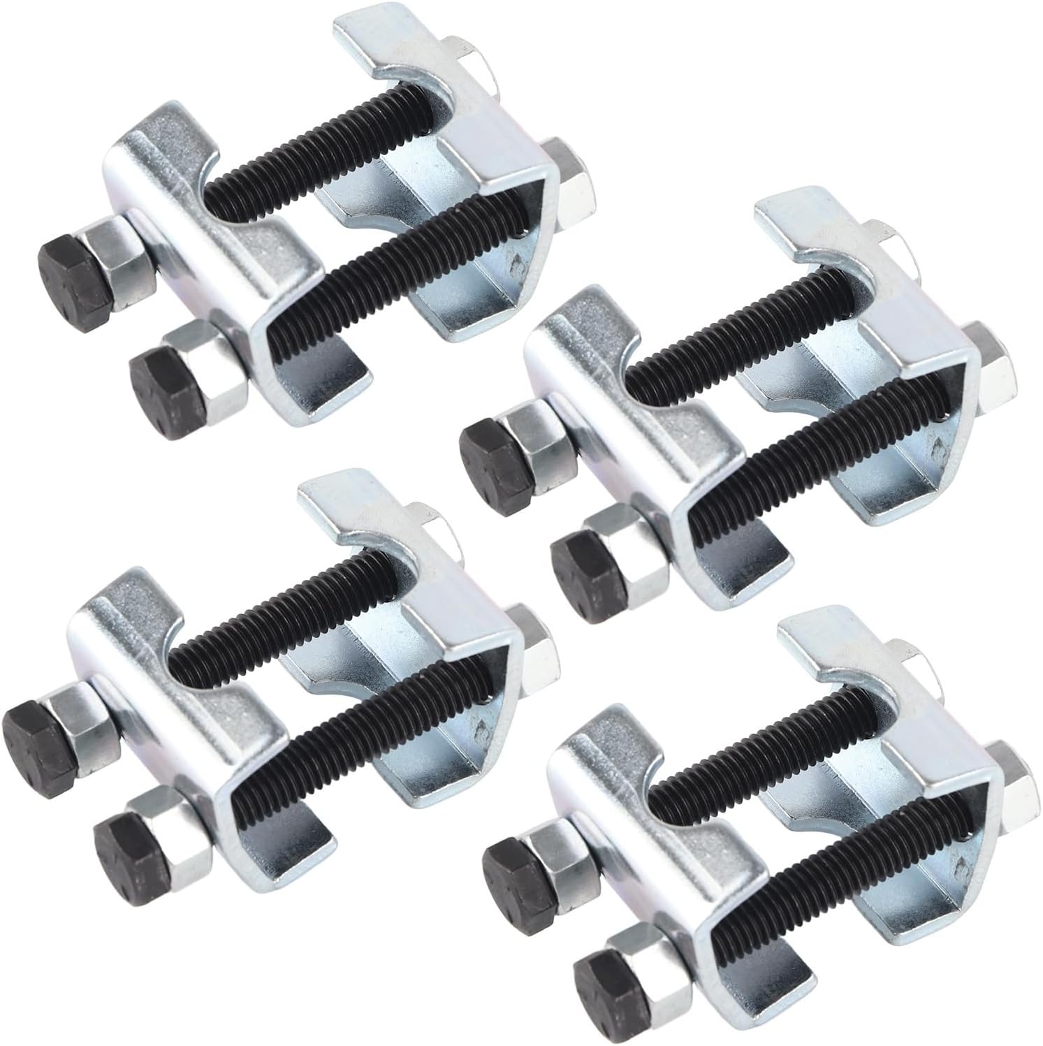 Mini Coil Spring Compressor Adjustable Spring Spacer 4 Pcs, 2 Way Adjustable Spring Spacer Compressor Coil Spring Struts Tool for Car Truck, Solid Carbon Steel Shocks Adjuster Tool
