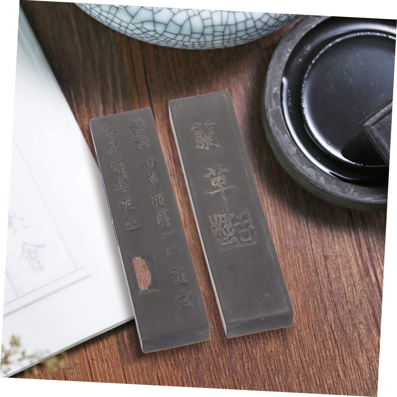 Anneome 8pièces Bâtons Encre Traditionnelle Chinoise Pour Encre Sumi Pour Étudiants Et Artistes Pour Dessin Et Pratique Artistique