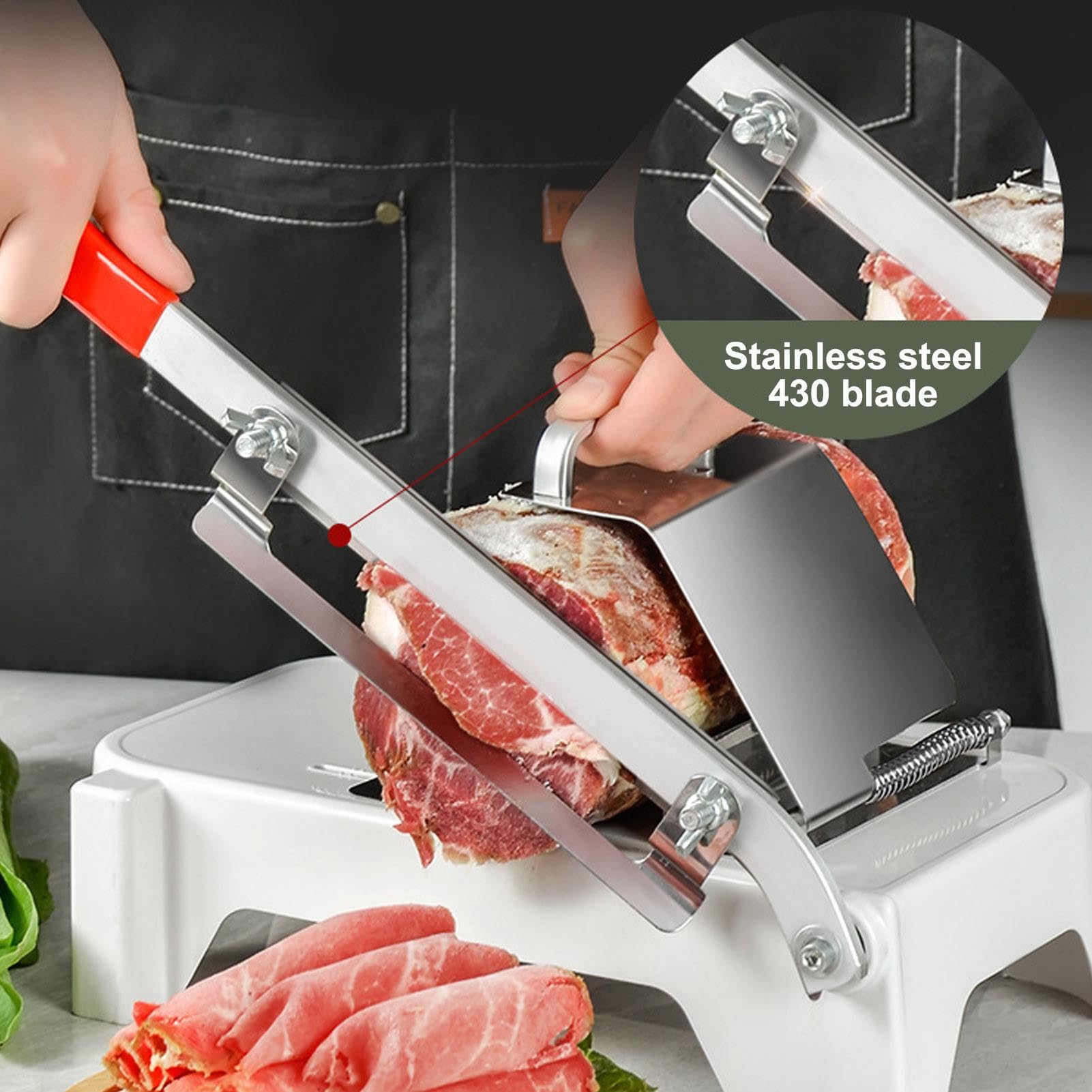 Generisch Tagliacarne manuale in acciaio e tagliacarne