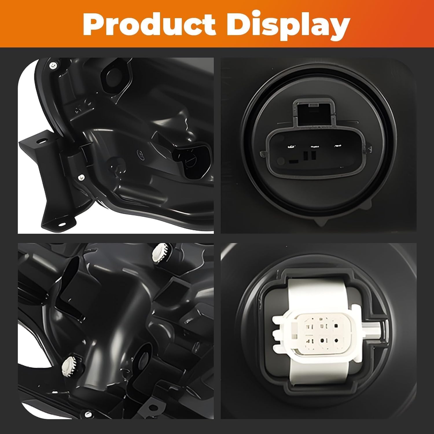 Single Lens Headlight Assembly Compatible with 2024 2025 Camry LE/SE 2.5 L L4 Headlamp 81150AQ010 Driver Side