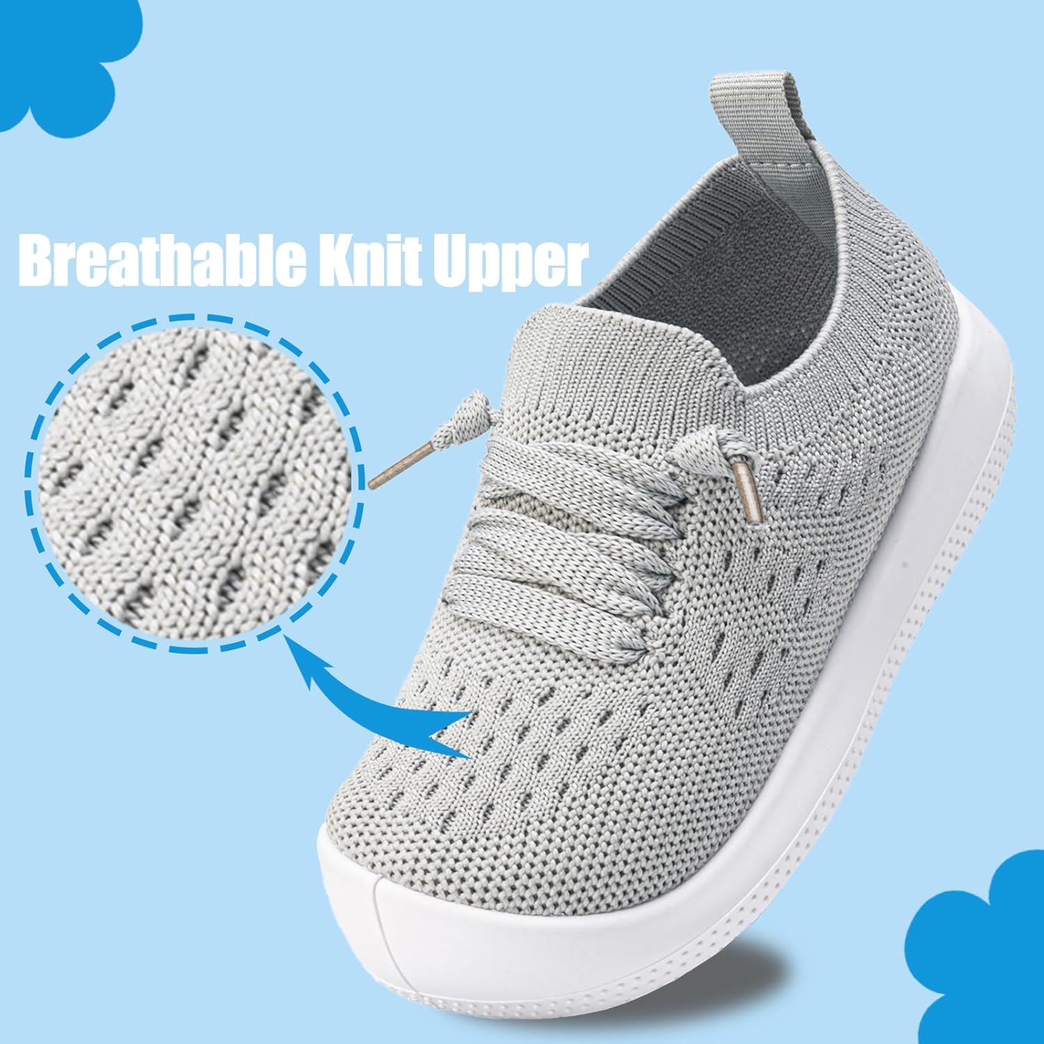 Toddler Boys Girls Shoes Slip on Walking Sneakers Breathable Kids Tennis Shoes-1154 - Image 2