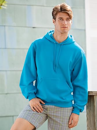 Jerzees Men's NuBlend Youth Hooded Sweatshirt (Charcoal (50/50)/Large)