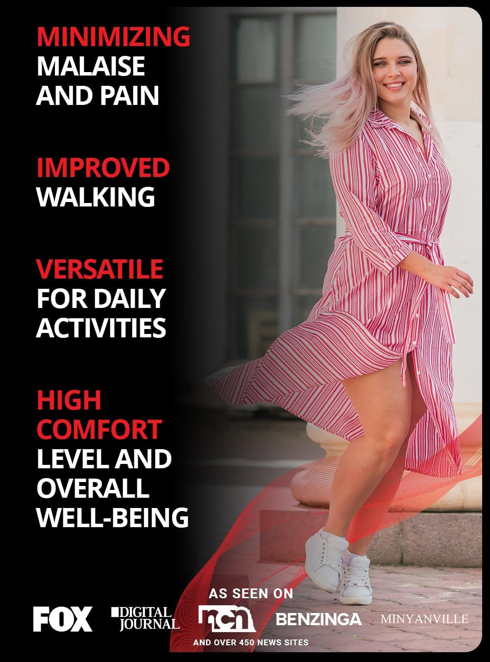 CRUVHEAL Work Comfort Orthotic Insoles - Anti Fatigue Shoe Insert Men Women - Low Arch Support - Shock Absorption - Foot Pain Relief - Work Boot Insoles (S-M, Fire) - Image 6