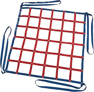 KEPMOGOH Safety Lifting Net Straps, Material Handling Straps, Luggage Carrier Net, Polyester Lifting Net Bags For Industry, Logistics, Construction, 1-2.5T Load Capacity (Size : 1.5x1.5m/load:2T)