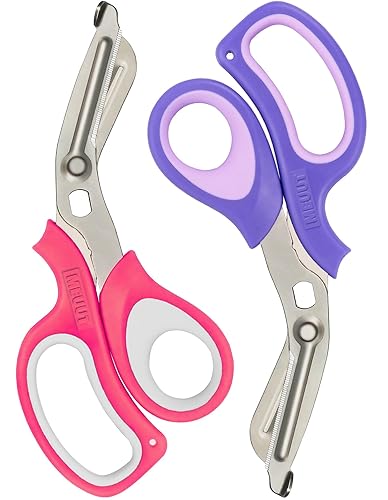 Miniatura 14 de MEUUT Tijeras Médicas Tijeras de Trauma - Tijeras de Vendaje de 8 Pulgadas Resistentes, Tijeras de Grado Quirúrgico de Acero Inoxidable EMT