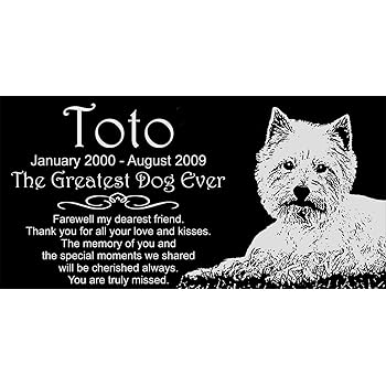 westie memorial stones