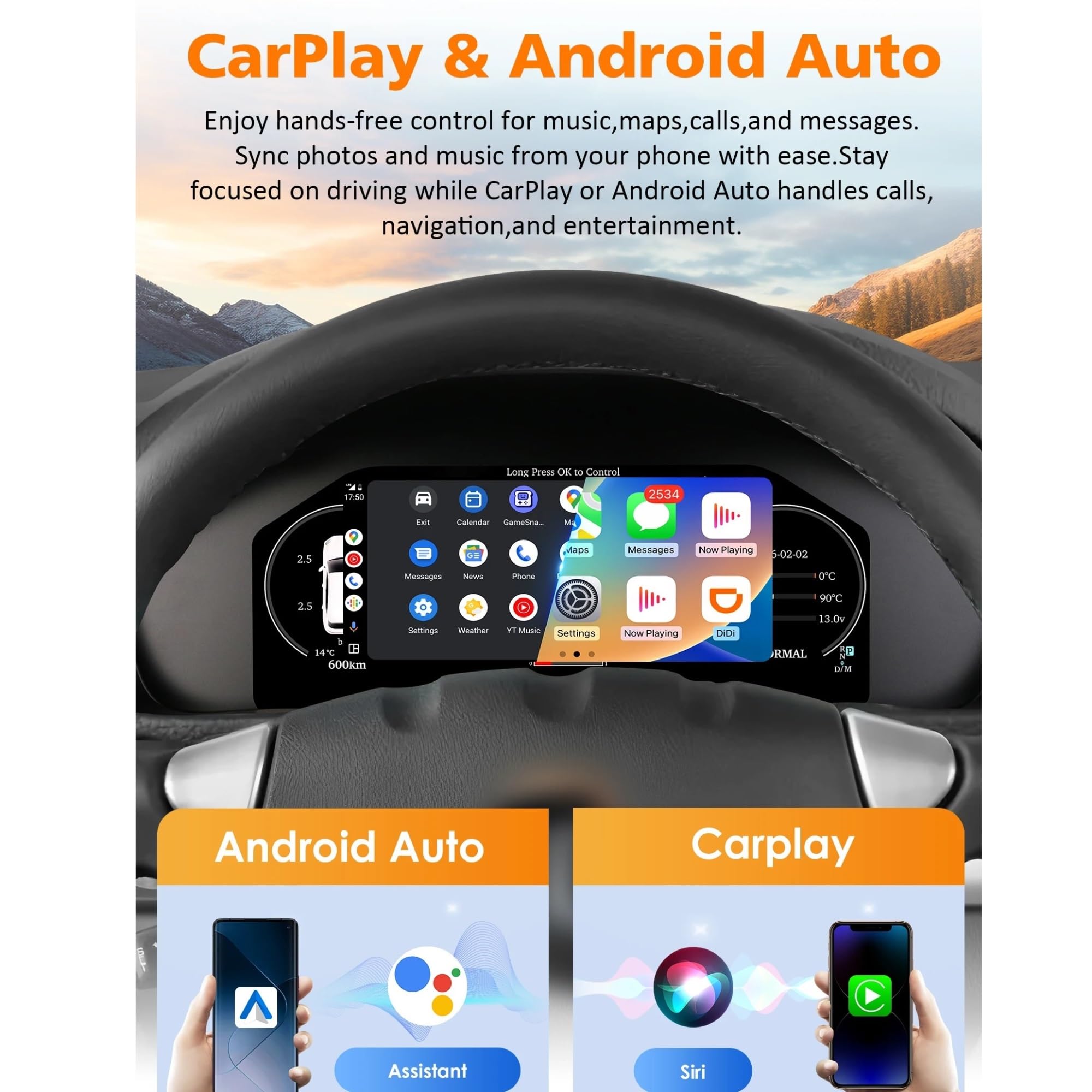 Pantalla para Coche para Cayenne 2002-2017