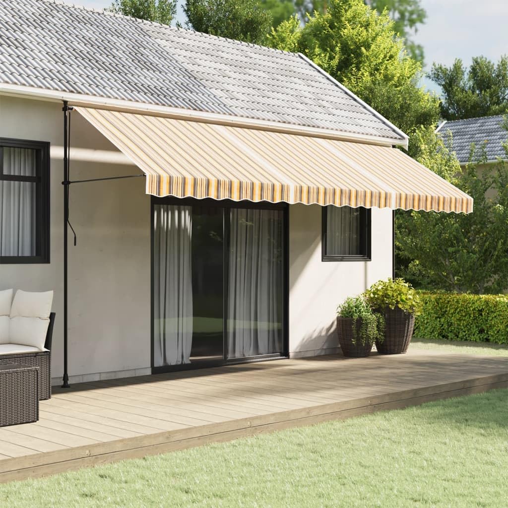 Tissu de remplacement pour auvent 5x3 m robuste de 4.23KG résistant pour store extérieur