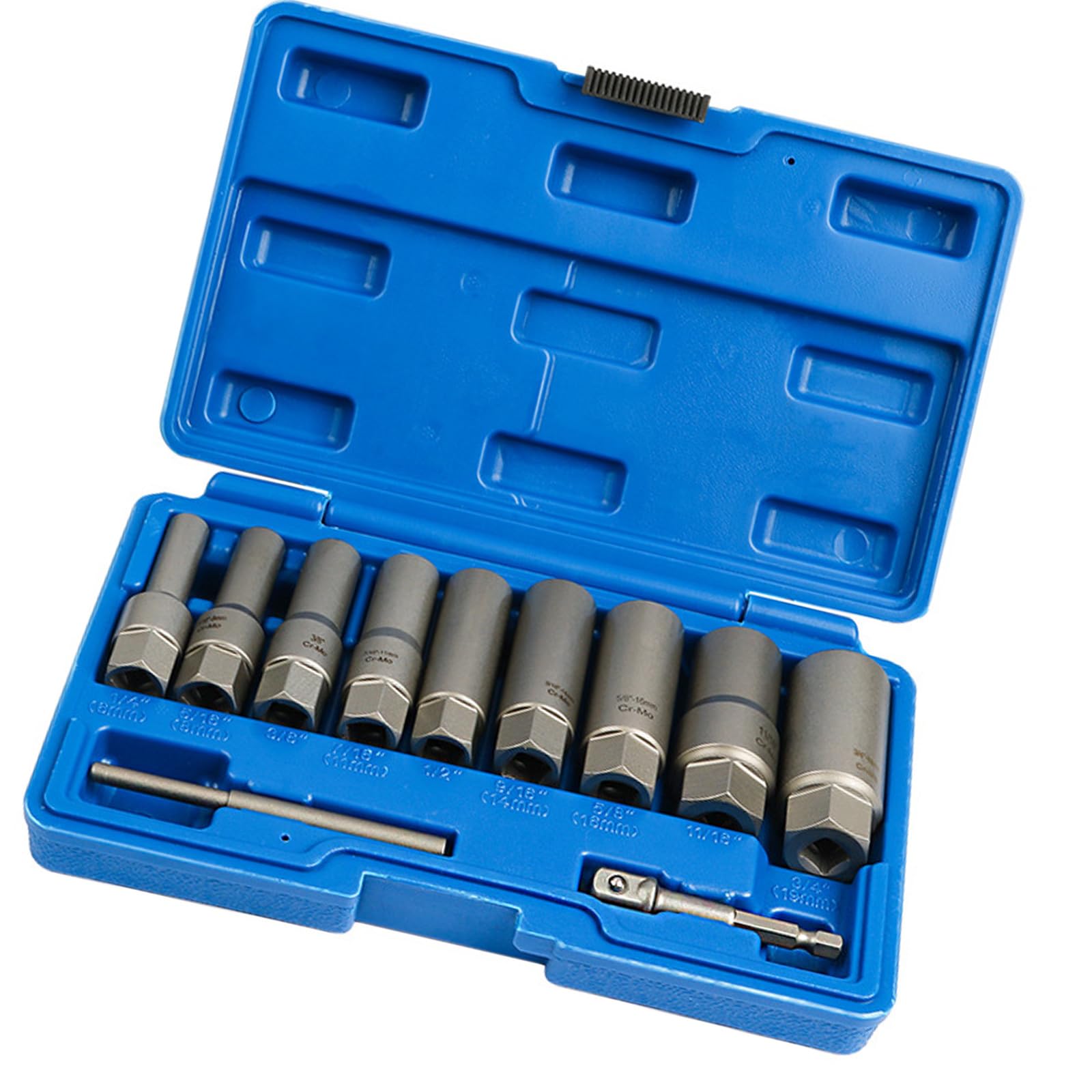 Set di estrattori per viti danneggiate da uomo, viti danneggiate, dadi e punte per trapano per una facile rimozione di bulloni