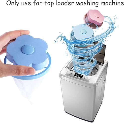 Miniatura 4 de Cargador superior reutilizable para lavadora, práctica trampa para pelusas, filtro de desechos, bolsa de malla para perros y gatos, removedor de