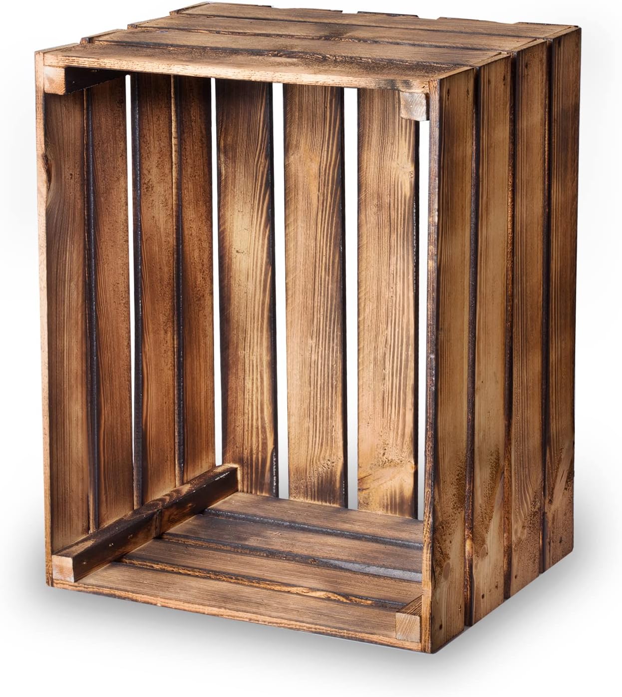 3x 4x 5x Nueva Caja De Madera Flameada Hermoso Grano De - Etsy España