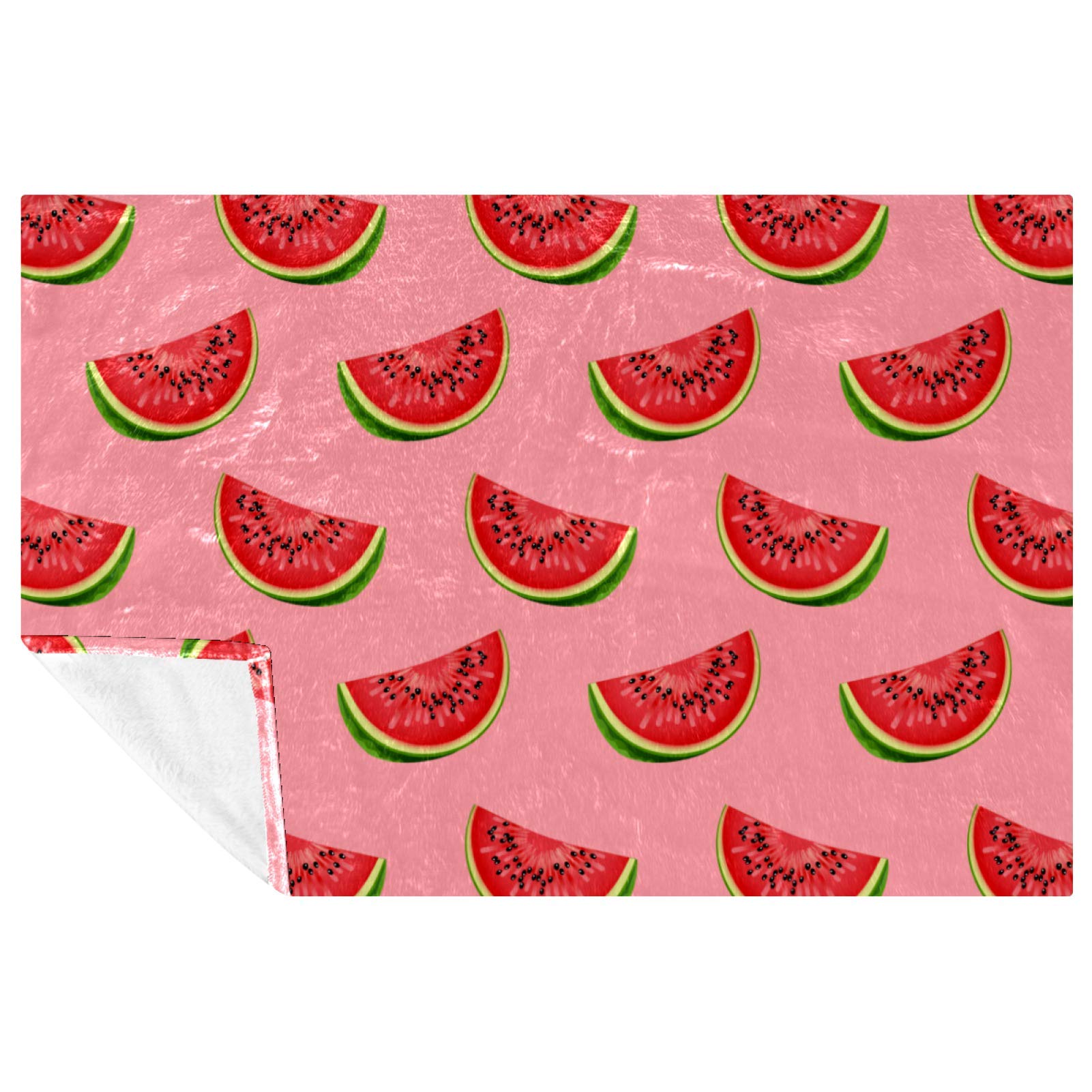 Couverture pastèque rose pour pique-nique et camping en plein air