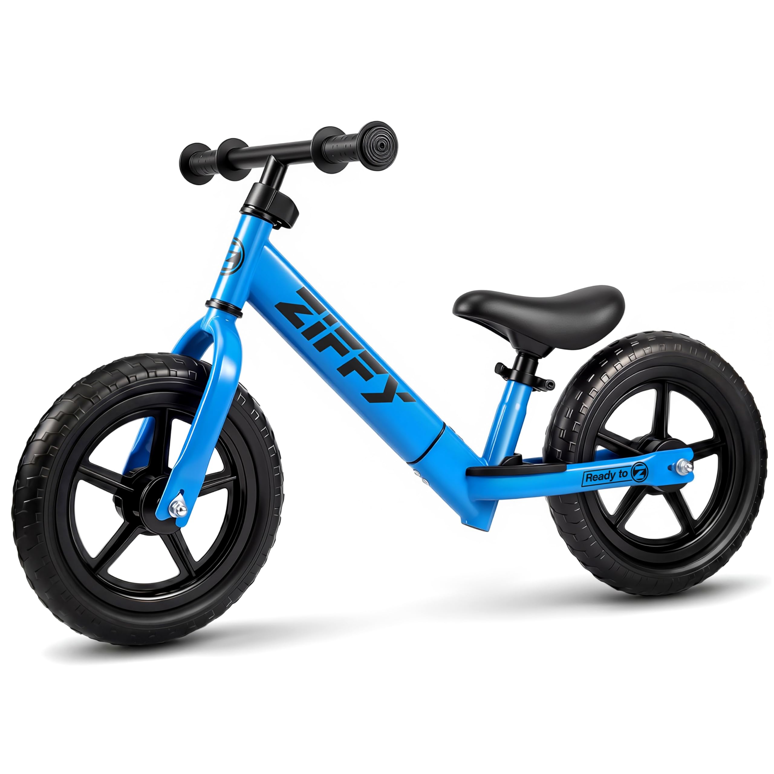 ZIFFY 12 Inch Toddler Balance Bike for 2-5 Years Old, No-Pedal Kids Balance Bike Toy, Lightweight Steel Frame, Sporty Outdoor Gift for Boys & Girls (Blue) — image 1