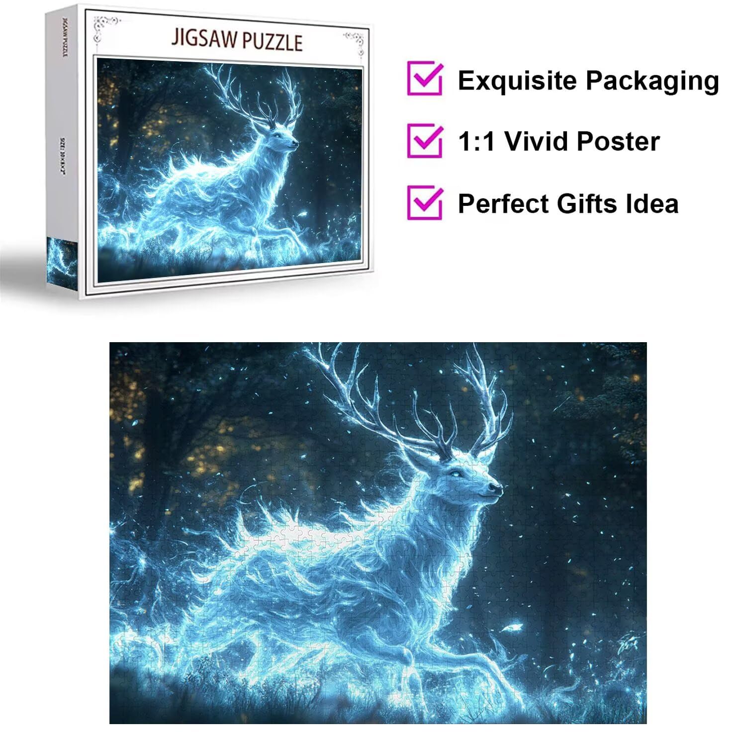 Puzzle 4000 Pezzi cervo Puzzle Classici per Gioco Familiare, n-436