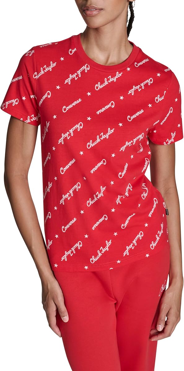 Camiseta para mujer con logotipo de algodón