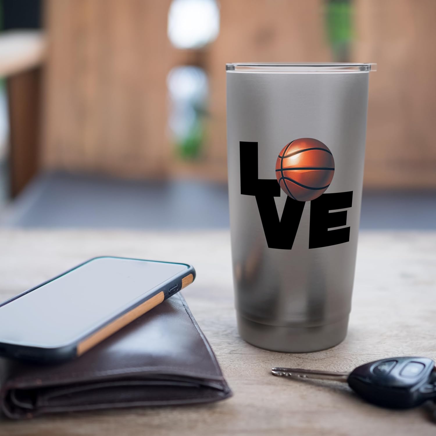 Basketball Stainless Steel Insulated Tumbler - Image 7