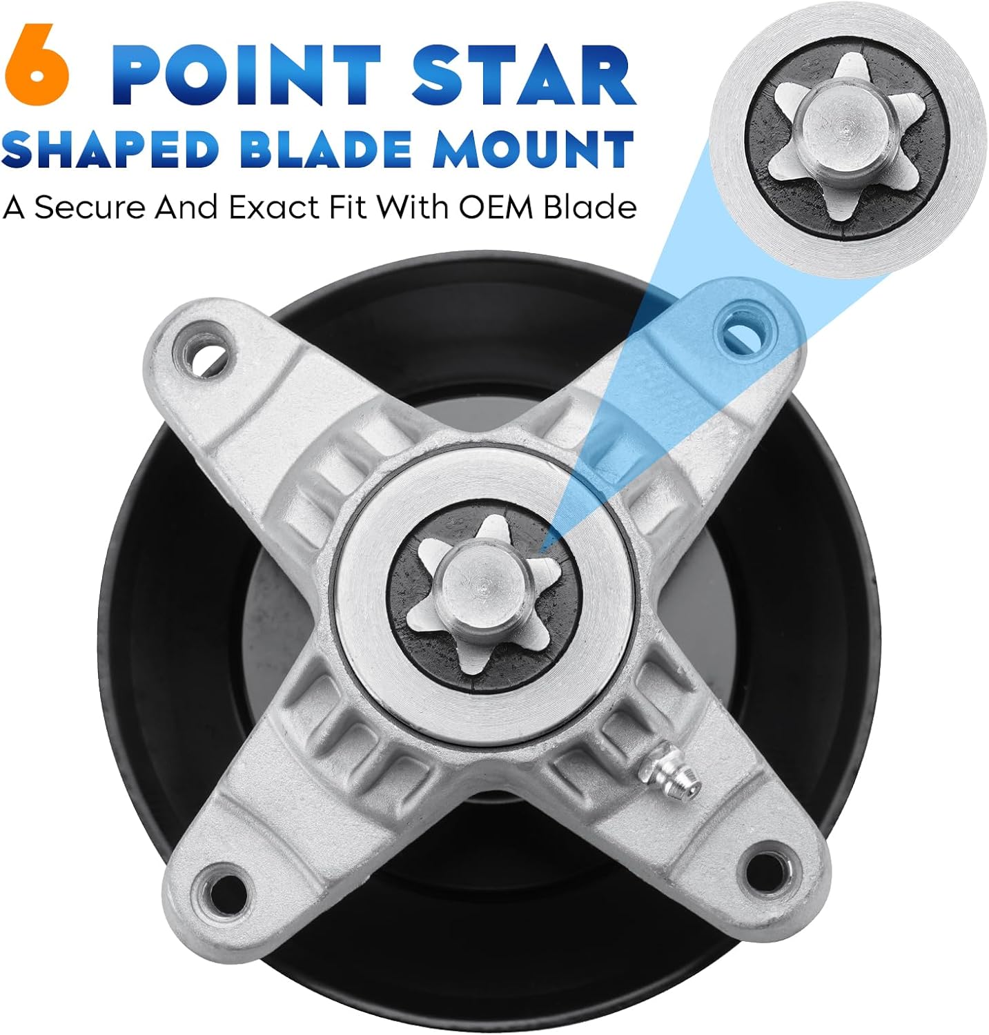 Aeagle 918-04474 Spindle Assembly for MTD Cub Cadet 618-04474 Toro 112-6083, Fit for LX425 LX426 LT3812 CTL38G LT542H LT3800 M135-38 38" Deck Replace 618-04474A