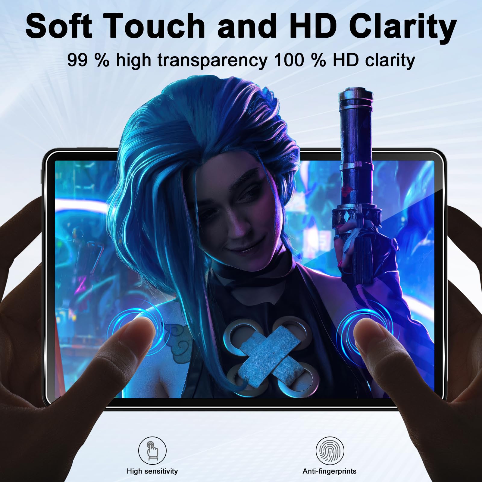 REY Vetro Temperato Per XIAOMI Poco Pad 12,1" E REDMI Pad Pro 12,1" – Pellicola Salvaschermo 9H Trasparente E Oleofobica