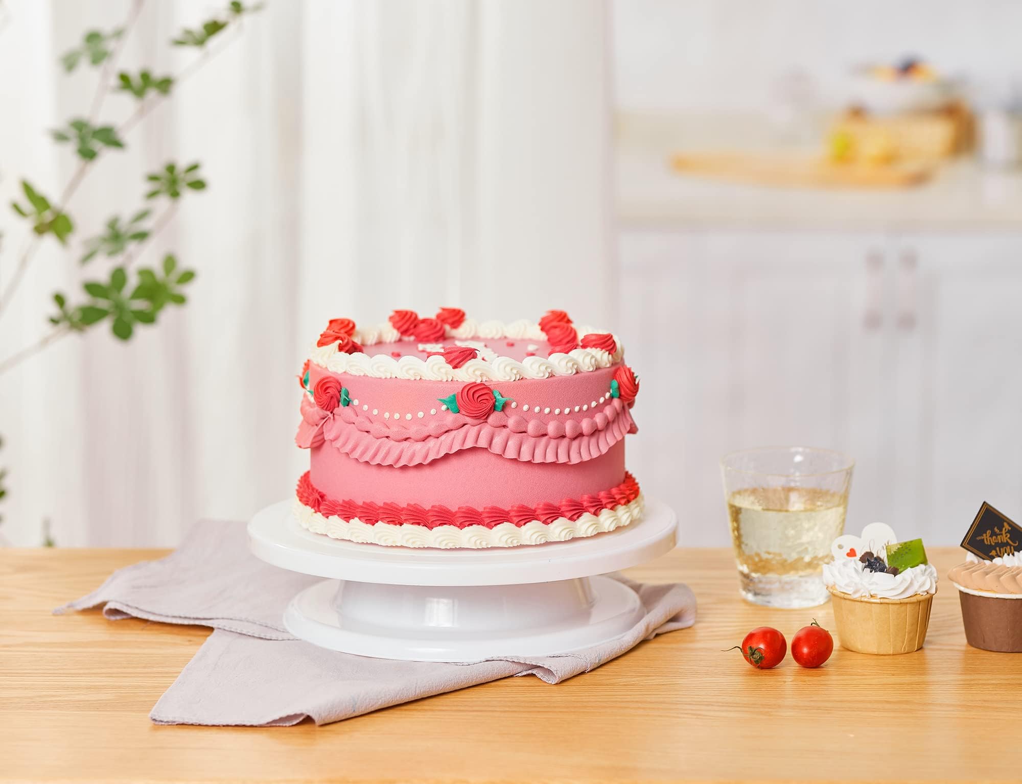 PIATTO GIREVOLE PER decorare torte sollevatore torte in piedi magazzino