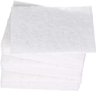 Scotch-Brite(TM) Light Cleansing Hand Pad 07445, Aluminum Silicate, 9" Length x 6" Width, White (Pack of 20)