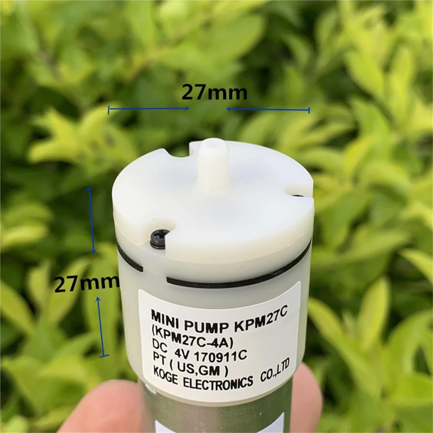 1pc 3V-5V 3.7V 4.2V Micro 370 Air Pump KPM27 Aquarium Fish Tank USB Oxygen Motor Pump for Electronic