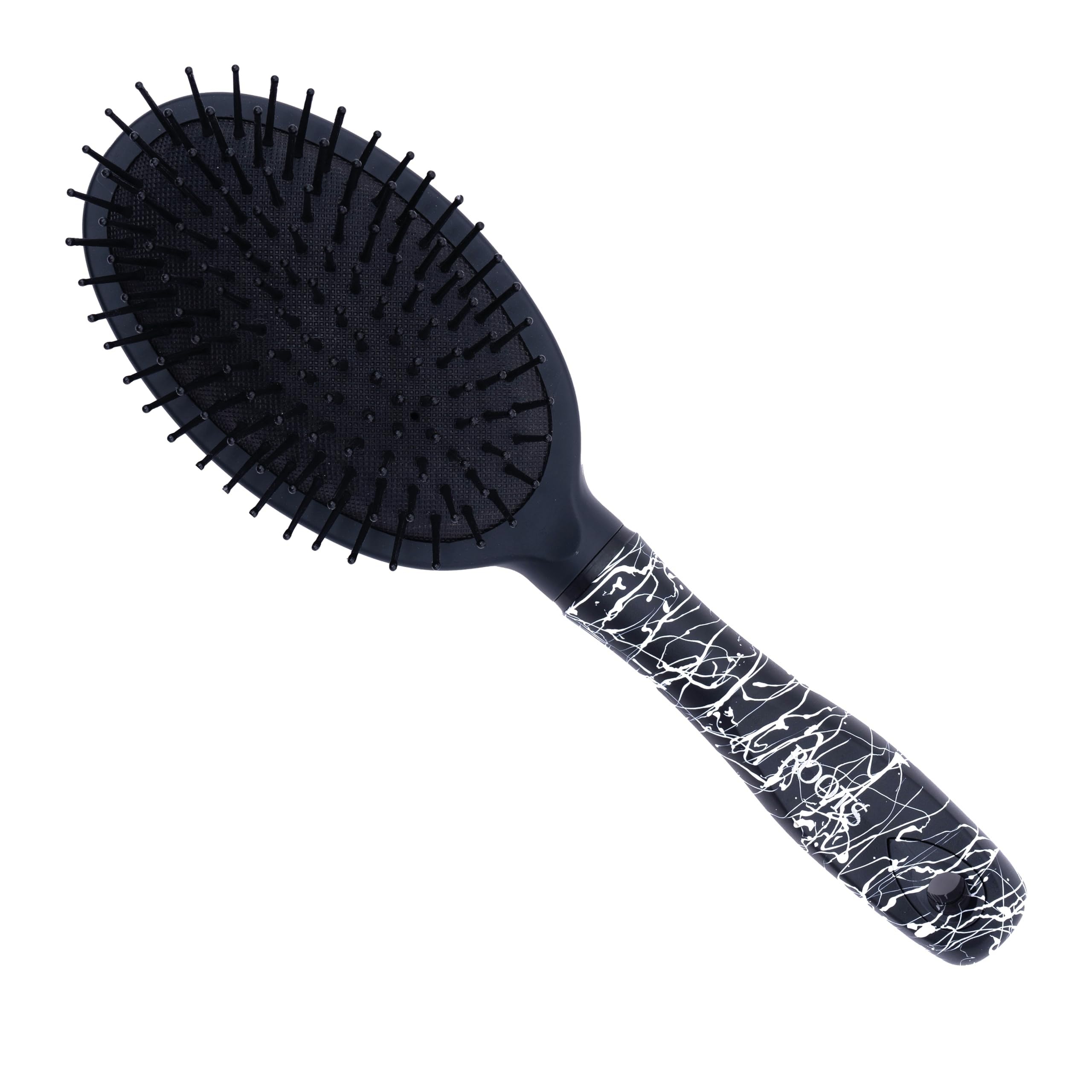 ROOTS Truglam Black Hair Brush | Soft Tip Flexible Bristles | Prevent Scalp Scraping & Cuticle Damage | Quick Detangling | For All Hair Types | For Men & Women | Length - 9.7 Inch, Model No - WID66-image-28