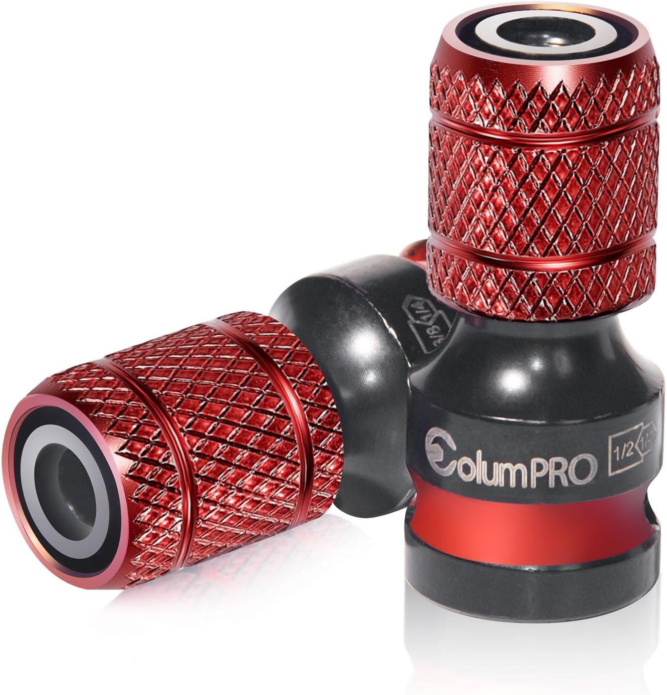 ColumPRO 2PCS Impact Wrench Adapters, 3/8” square Drive to 1/4” Hex