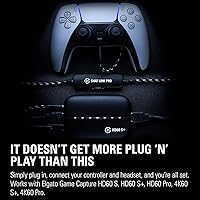 Vista 3 de Elgato Chat Link Pro - Adaptador de audio para PS5 PS4 Nintendo Switch captura chat de voz sonido de juego cable extra largo