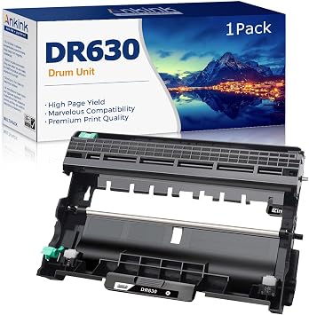 Ankink DR630 Compatible Drum Unit Not Toner Replacement for Brother DR-630 DR660 660 for MFC-L2700DW L2720DW L2740DW HL-L2300D L2320D L2340DW L2360DW L2380DW DCP-L2540DW Laser Printer,1 Pack
