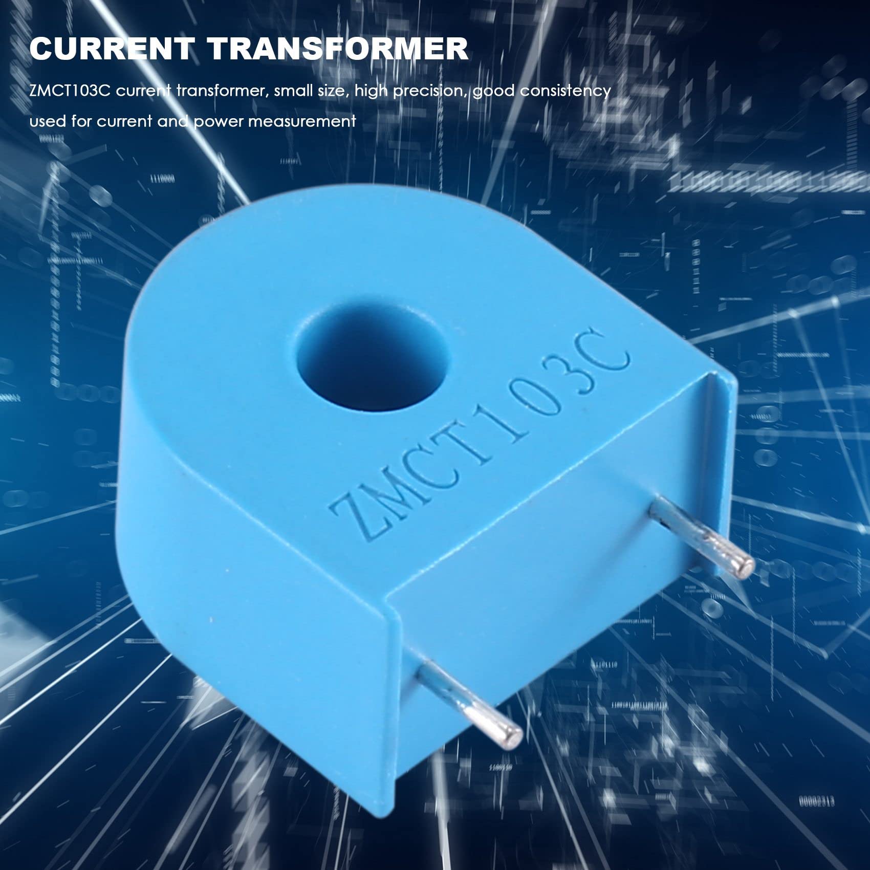 MDYBF 10 StüCke ZMCT103C 5A/5MA CT103 PräZisions Miniatur Stromwandler In-Line 2-Pin DIP-2