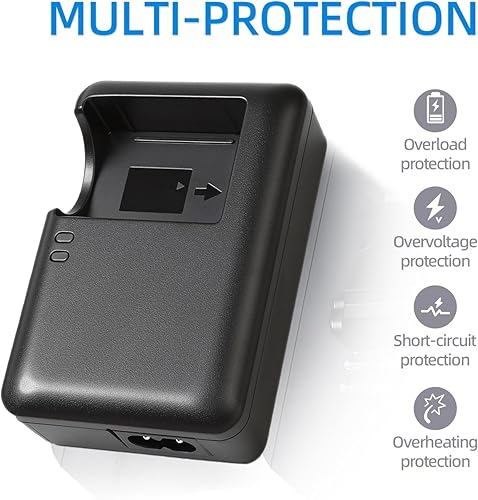 Miniatura 7 de Cargador de batería NB-10L compatible con cámara Canon CB-2LC CB-2LCC CB-2LCE PowerShot SX40 HS SX50 HS SX60 HS G1X G3X G15 G16