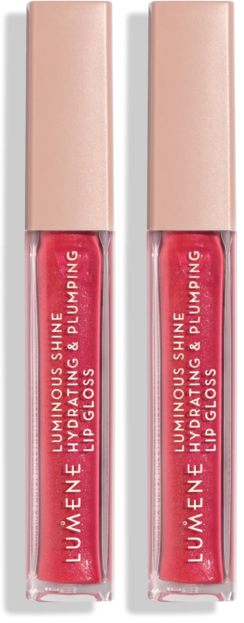 LUMENE Luminous Shine Hydrating & Plumping Lip Gloss Nemlendirici & Dolgunlaştirici Dudak Parlaticisi 05 Bright Rose (2 paketi)