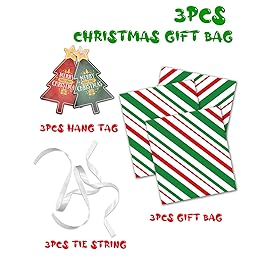 Large Christmas Gift Bags, 3PCS 56X 36 Jumbo Extra Large Gift Bag, XL Christmas Bags for Wrapping Oversized Giant Huge Gifts, Xmas Santa Big Holiday Gift Bag, XXL Plastic Gift Bags for Presents