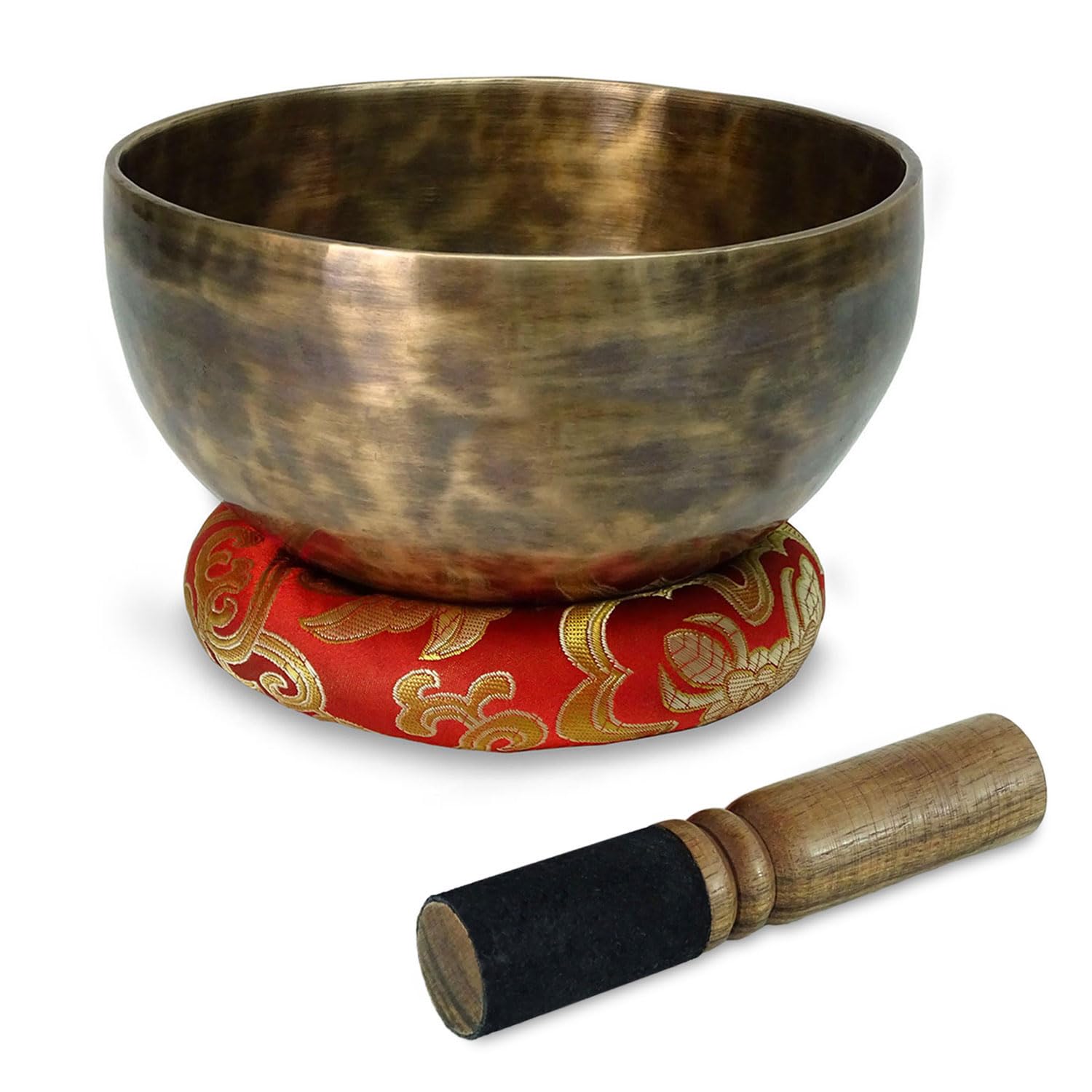 keepdrum Campana tibetana in bronzo, 14 cm