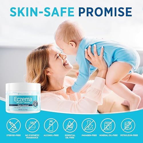 Miniatura 6 de Roycederm Crema para Eczema y Psoriasis para Piel Seca y con Picazón  Hidratante para Piel Sensible, Eczema, Psoriasis y Dermatitis  1% Avena