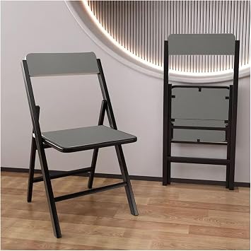 Folding Dining Table Folding Dining Table, Multipurpose Collapsible Drop Leaf Table with Wheels, for Small Spaces and Save Space (Color : Dark Green, Size : Folding Chair (2pcs))