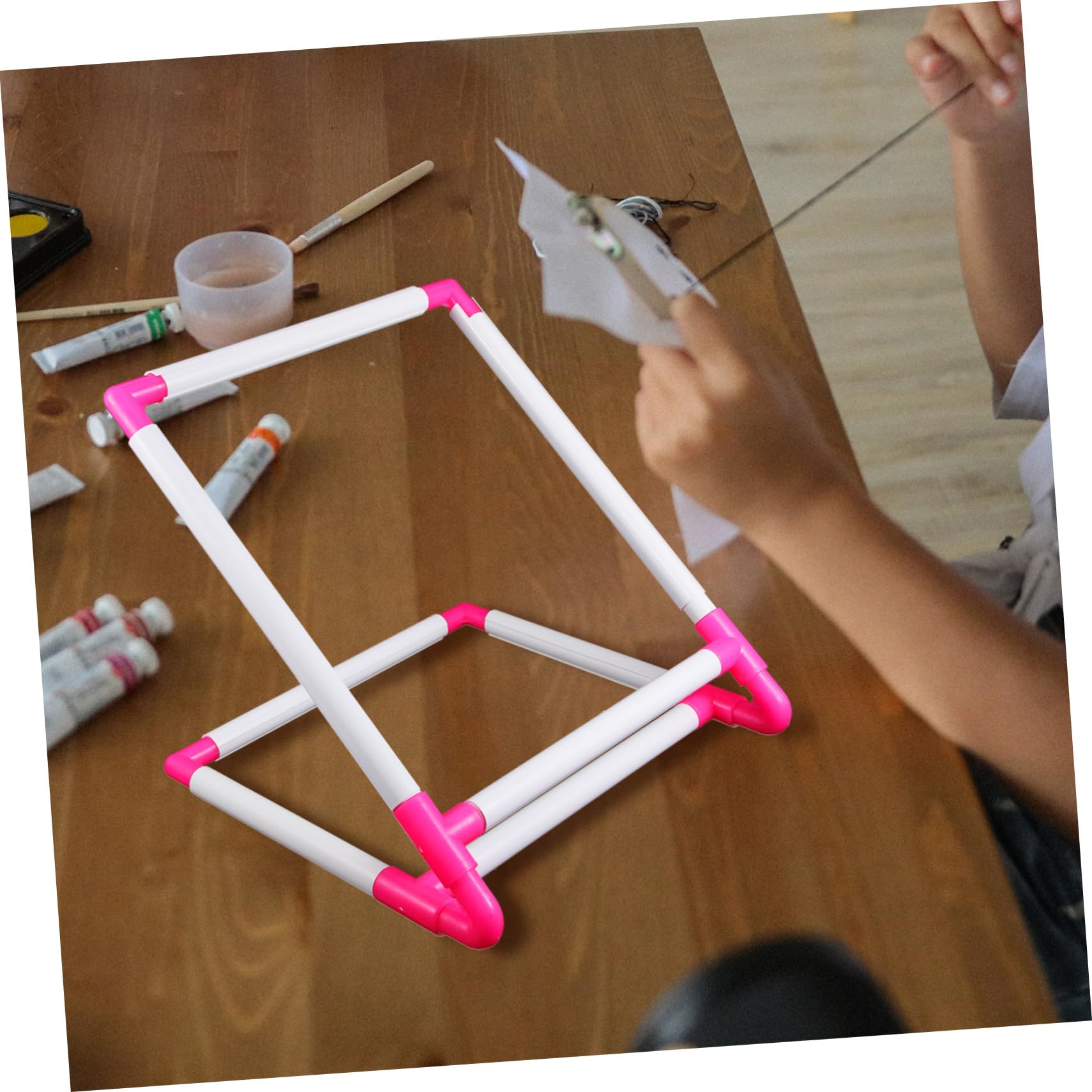 DOITOOL Clip Fácil de Montar y Desmontar para Punto de Cruz Aro de Bordado de Plástico Adecuado para Manualidades de Costura y Bordado DIY