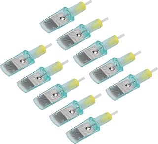 Flat Blade Tattoo Needles, Tattoo Shading Needles Smoothing Needle Stroke Silicone Film 0.35mm Thin for Tattoo Cartridge Machines (1245CM)